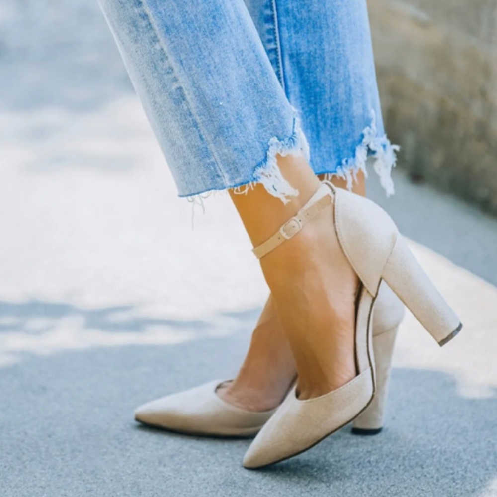 Ritz Faux Suede Pointed Heel from Vici Collection
